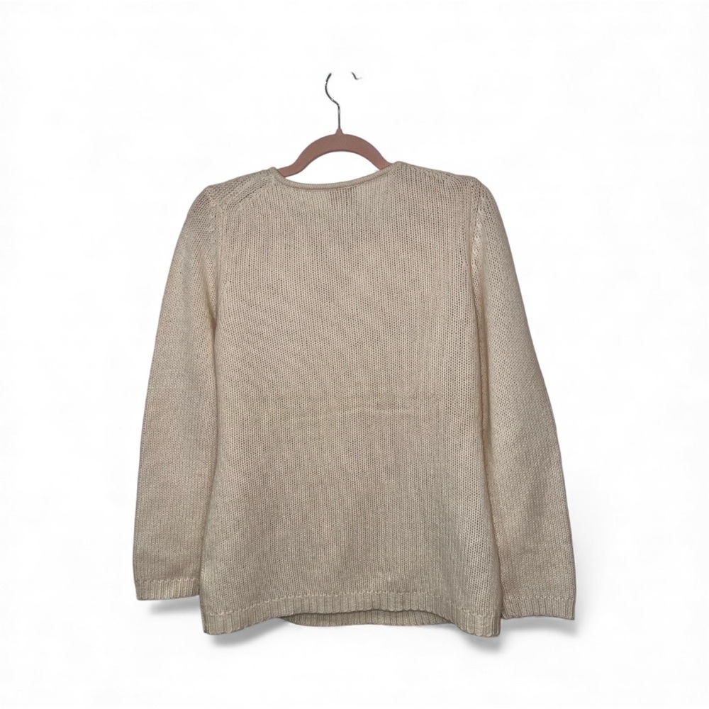 Laundry by Shelli Segal 100% Cashmere Cable Knit Sweater – Size L (NWOT) - Picture 3 of 8